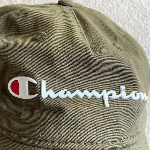 CHAMPION Olive Green Baseball Cap - Picture 6 of 7